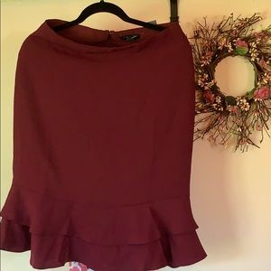 🦚Brand New Ann Taylor Pencil Skirt w/Flare